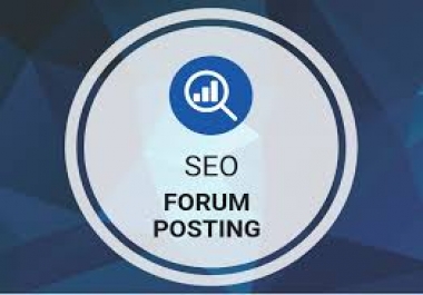 90 dofollow on your forum posting backlinks