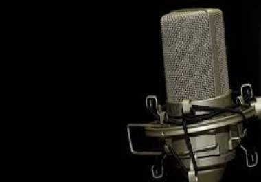 Affordable voiceovers Done FAST