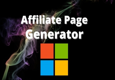 Easy Affiliate Page Generator for Windows all