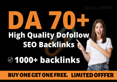 I will do high quality seo authority contextual dofollow whitehat backlinks for you