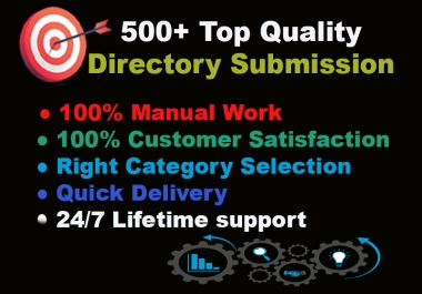 make powerful 100 high quality Directory submission manually,  do-follow SEO backlinks
