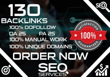 I will submit 130 high authority dofollow backlinks for seo