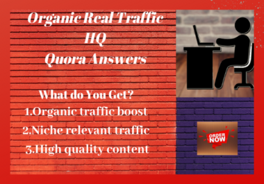 Guaranteed 50 high quality quora answer for your website traffic