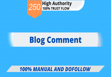 High Quality Dofollow 250 Blog Comment Backlink