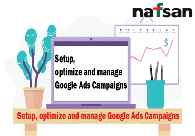Setup Optimize and manage Google Ads Campaigns