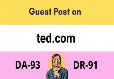Get a do follow guest post from one of the massive traffic website with DA-93 &DR-91