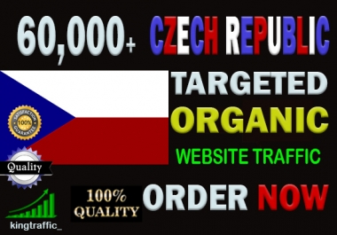 60,000 High Quality Czech web visitors real targeted Genuine web traffic from Czech Republic