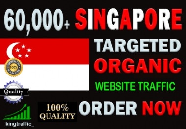 60,000 High Quality Singaporean web visitors real targeted Genuine web traffic from Singapore