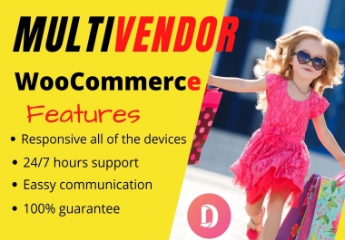 I will design a WordPress Multi Vendor eCommerce website using Dokan & WooCommerce plugin