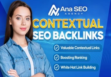 I will build SEO backlinks high quality contextual link building