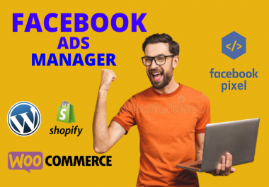 I will be your Facebook ads manager & run a profitable ads campaign