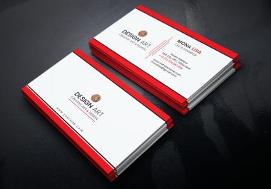 I will make professional modern business card design