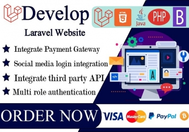 I will develop web application in laravel or core PHP