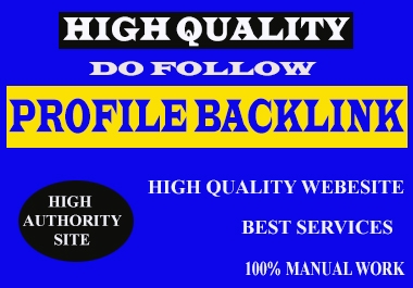 I Will Do 150+ HIGH DA PA Profile Backlinks