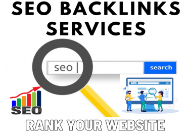 I will give high authority backlinks and do follow manual SEO service