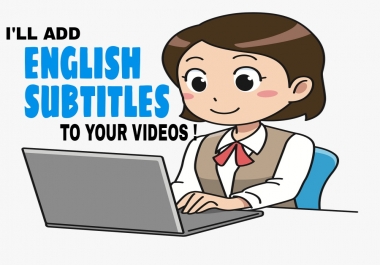 I'll add English Subtitles to the videos