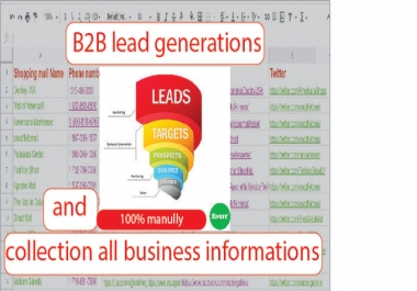 B2B Lead Collection Targeted Business