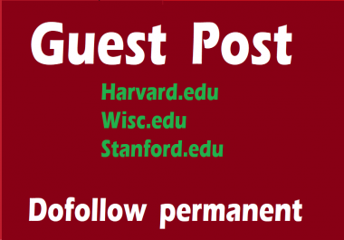 Guest Post On Premium 3X. Edu Sites Permanent Post DA90+ All