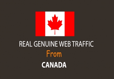 Get UNLIMITED targeted organic web traffic for 30 days from Canada
