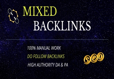 Boost Your Service With High Quality 150 Mixed Backlinks All In One.