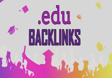 I will create 100 Edu backlinks manually