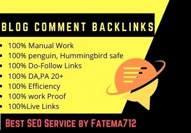 I will do 50 Blog comments on High authority sites DA up to 20-80