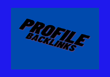 I will Create 52 High Quality SEO Profile Backlinks