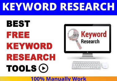 I will create 25 keyword research,  seo with competitor Analysis,  ranking in google your website