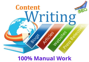 I will write 500-1000 words manually,  high quality,  unique SEO content writing/article writing, blog