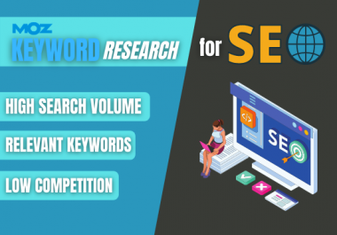 I will find best researched low competition keywords for ranking