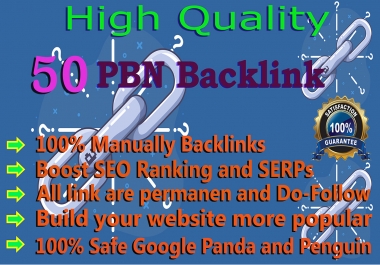 I will do 50 Homepage web2.0 Backlink Permanent & Dofollow With unique website