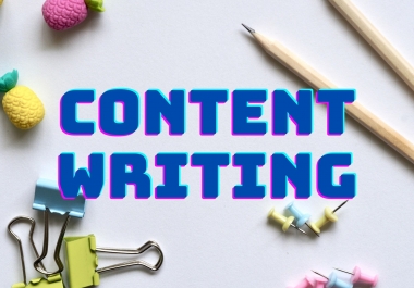 I Will Write 500 Words & Deliver The Best Quality Content In 24 Hrs