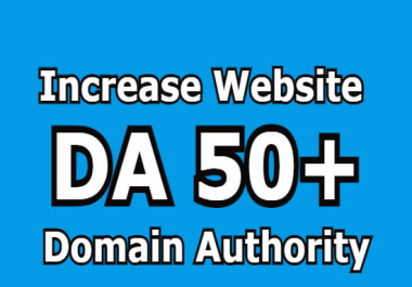 i will Increase moz DA domain authority 50+