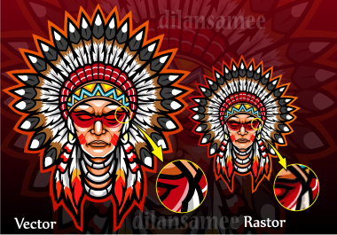 I will redraw and professionally vectorize within 24 hrs