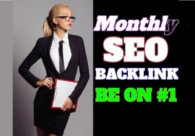 Monthly SEO based for New Website Get top google ranking SEO backlink