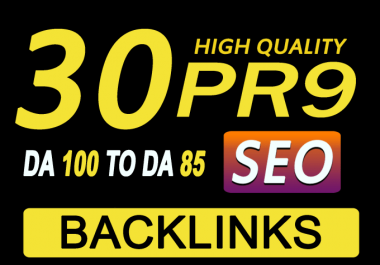 Rank booster Extreme powerful 30 85+DA BACKLINKS,  90+ DA,  almost zero spam score