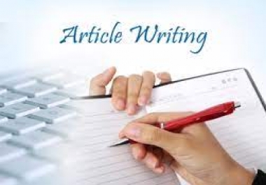 I will write 2&times 250 words article for your website or blog