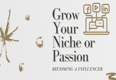 Grow Your Niche Logo,  Brand Design. Also Video editing. Please message me your request