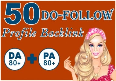 I Will Create 50 pr9 High Quality Profile Backlinks from High DA & PA sites