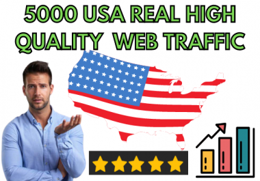 drive usa country target genuine organic website traffic