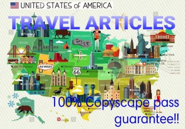 I Write a Travel Article of 1000 + words or Blog post for targeted audience