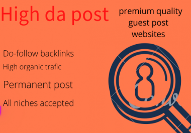 i will do guest post on high da traffic sites