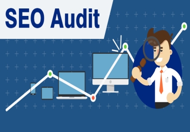 I will give you a professional step by step SEO audit report for your website