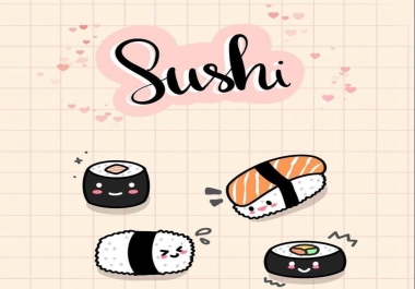 I will create cute illustration for sticker