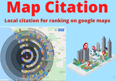 I will create manually Top 500-600 Maps Citation for local seo