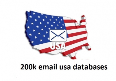 I Will Provide 200k Email usa list For Email Marketing consumer email databases