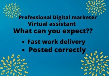 I am a skilled virtual assistant and will bring success to your business.