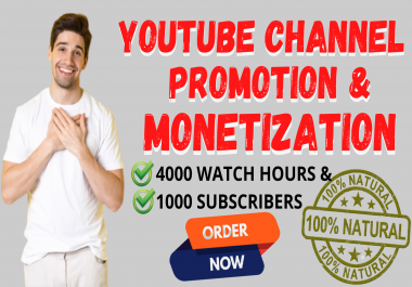 Do Youtube Promotion For Monetization