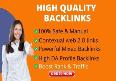 300 manual DA 90 dofollow web 2.0 profile,  mixed SEO backlinks service