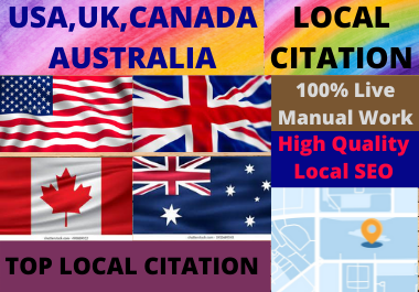 Live 30 Local Citations High Authority Website Directory Submission Local Listing.